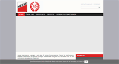 Desktop Screenshot of hessemaschinen.de